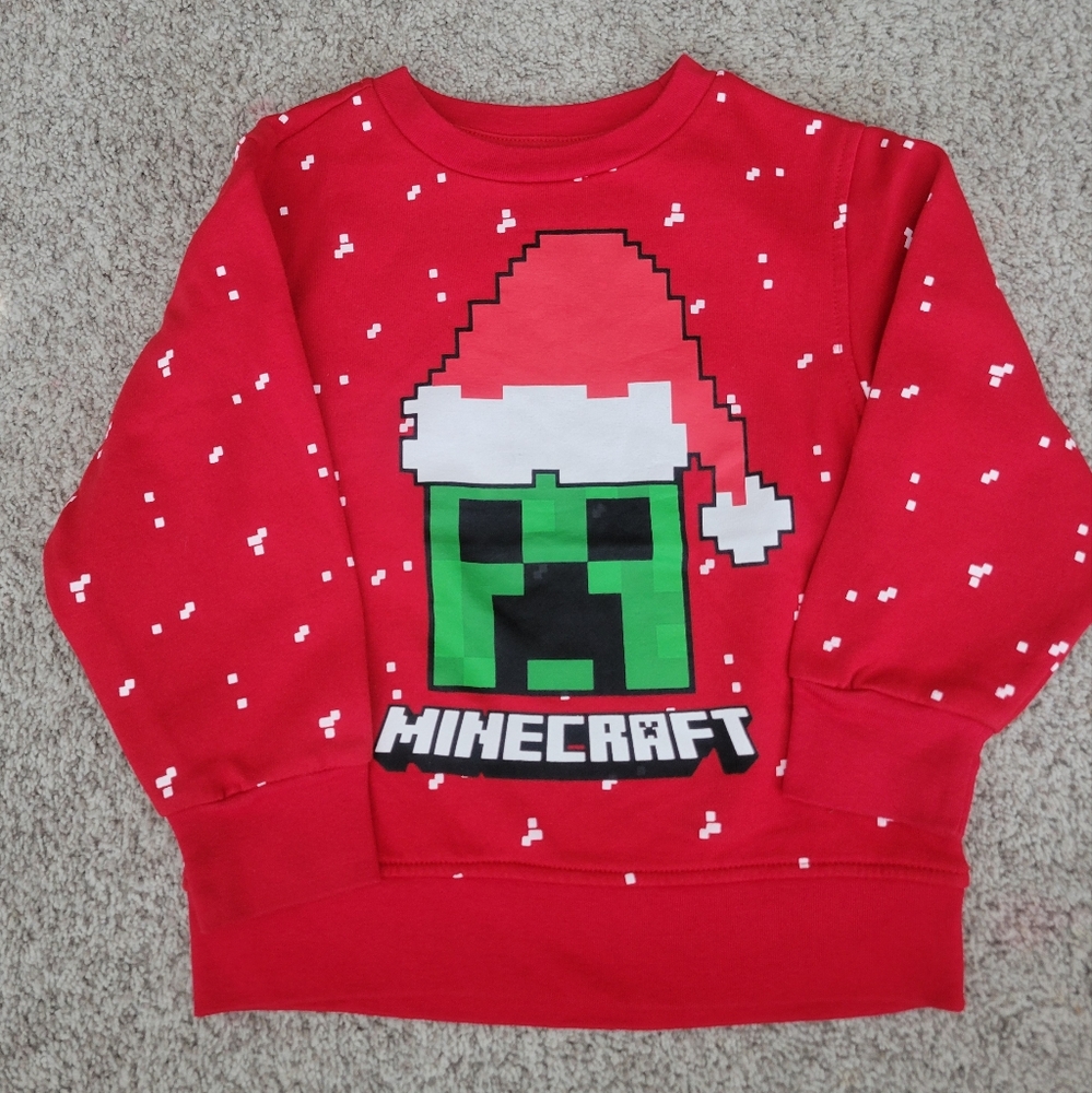Minecraft Christmas Crewneck Sweater